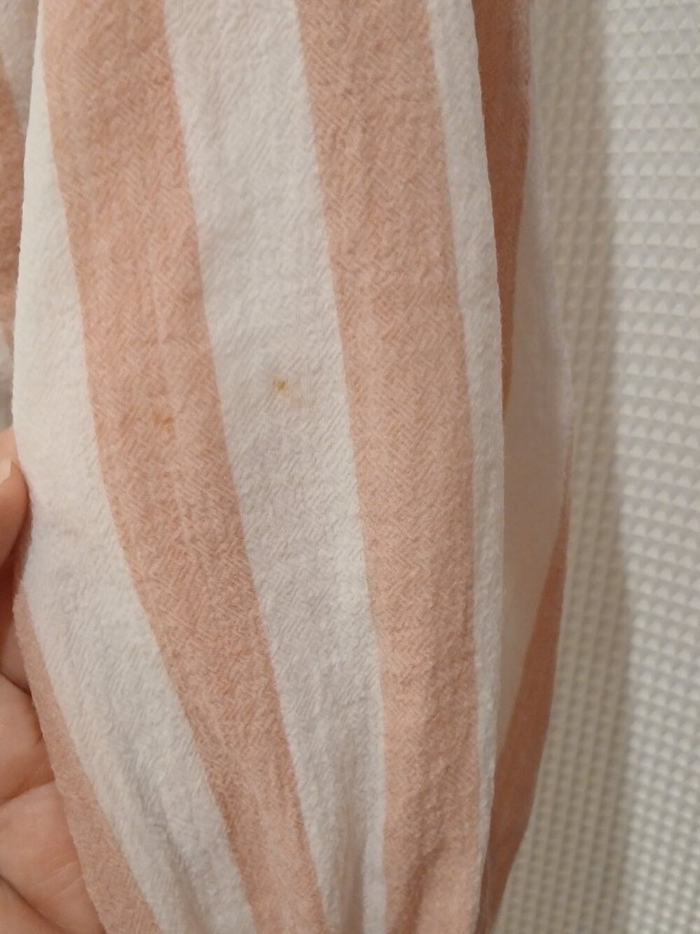Sundays Tie Front Top in Pink and White Stripe - Picture 12 of 13